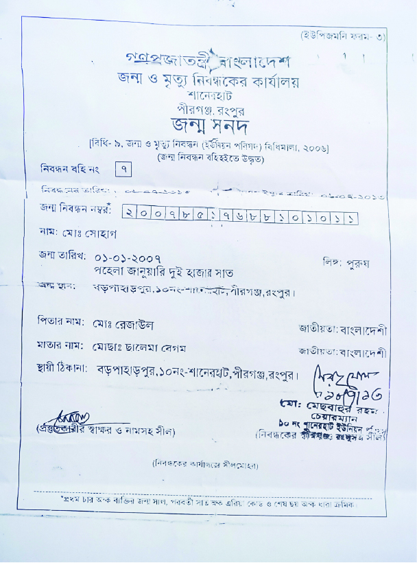 Image of মো: সোহাগ